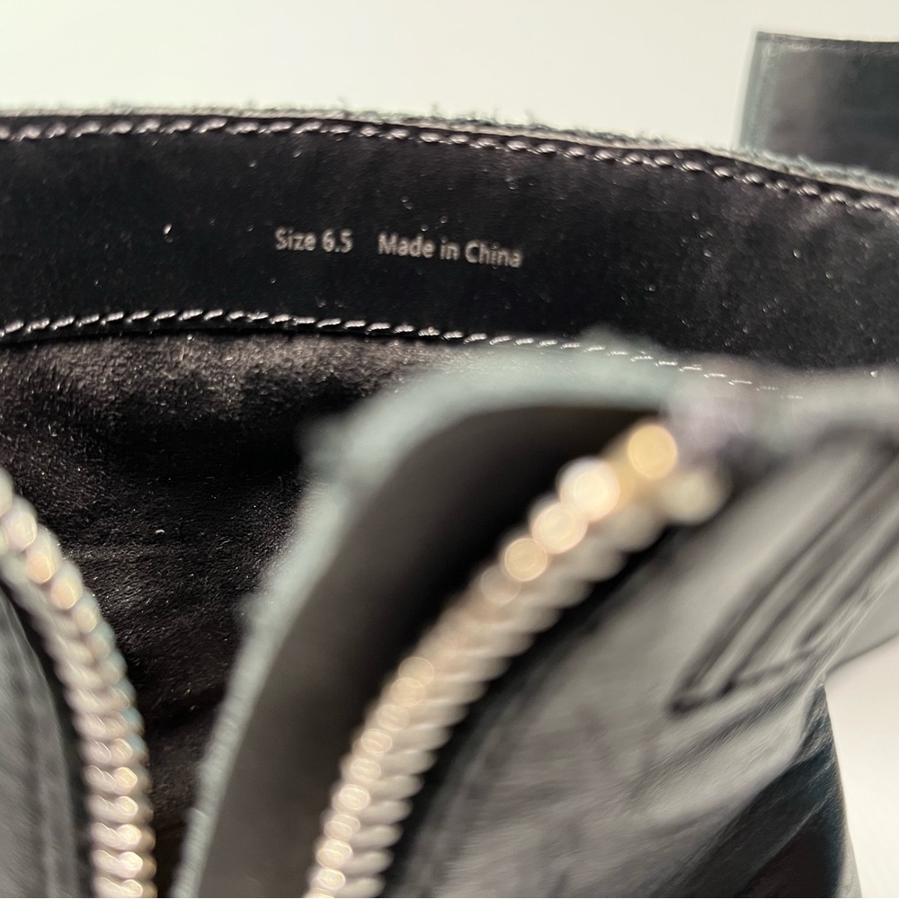 Dolce Vita  Volli Genuine Smooth Leather Ankle Western Boots - Black - Picture 13 of 14